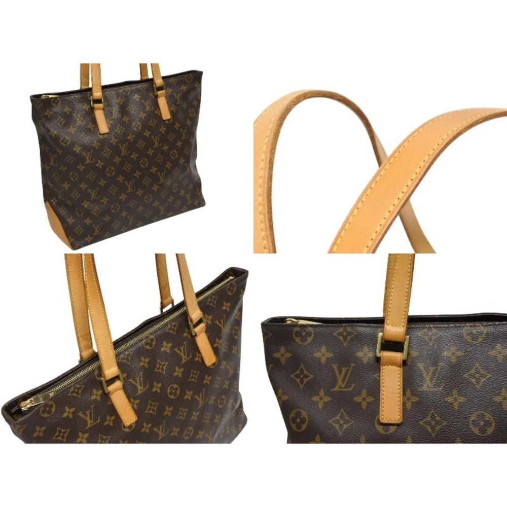 LOUIS VUITTON Cabas Maison Tote Bag Monogram Brown Leather - Picture 4 of 8